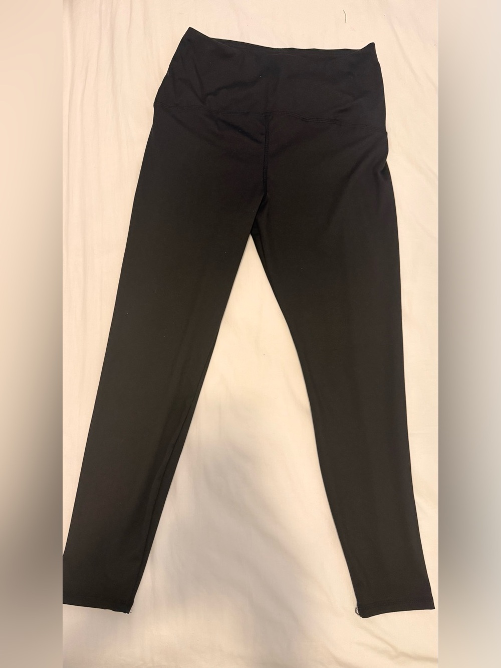 A New Day Black High Rise Leggings Women's Stretch Comfy Basic Size M - Picture 2 of 6
